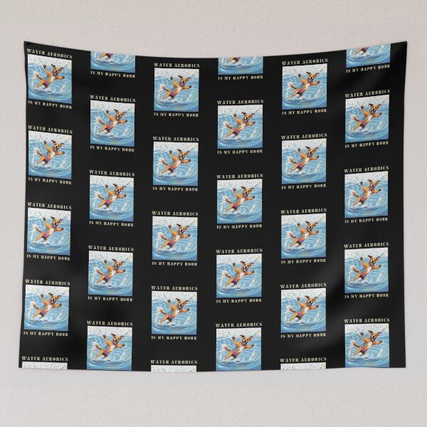Item preview, water aerobics dog designed and sold by sydney-syder.