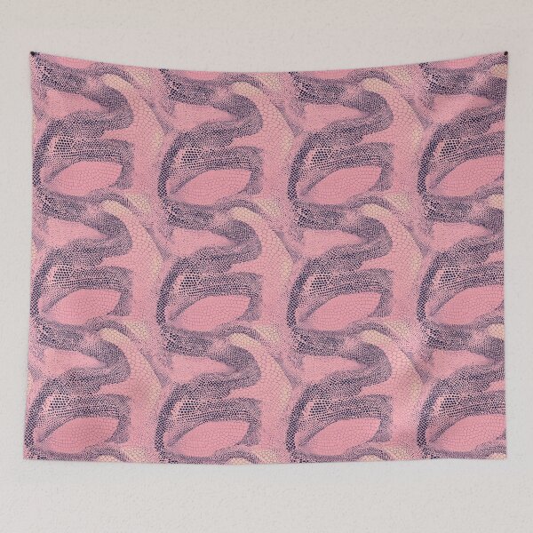 Item preview, Pink snake skin pattern  designed and sold by FloralZoo.