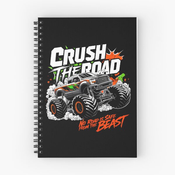 Item preview, Monster Truck Crushing the Road – Asphalt Dominator designed and sold by BNCH44.