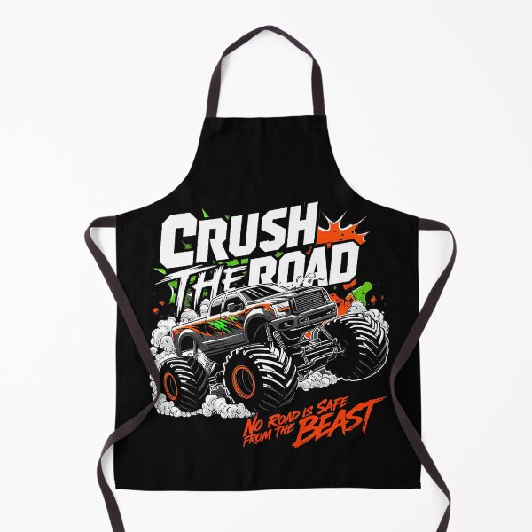 Item preview, Monster Truck Crushing the Road – Asphalt Dominator designed and sold by BNCH44.
