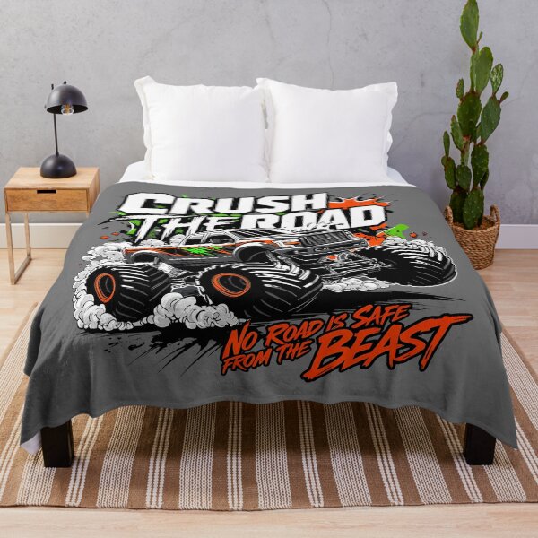 Item preview, Monster Truck Crushing the Road – Asphalt Dominator designed and sold by BNCH44.