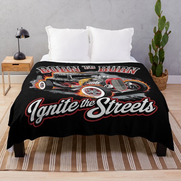 Item preview, Born to Burn Hot Rod – Flame-Powered Classic Car Art, Ignite the Streets designed and sold by BNCH44.