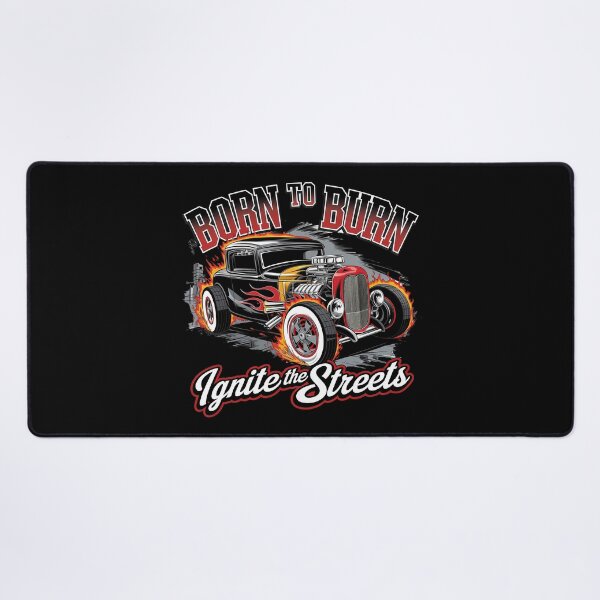 Item preview, Born to Burn Hot Rod – Flame-Powered Classic Car Art, Ignite the Streets designed and sold by BNCH44.