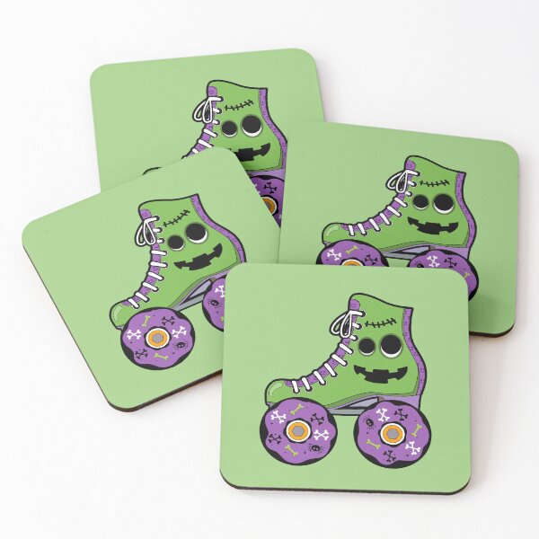 Item preview, Frankenstein Face Halloween Donut Skate designed and sold by BunkeyGirl.