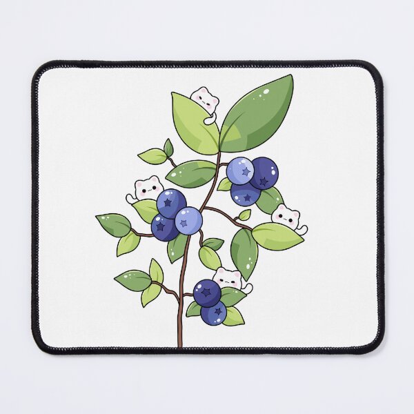 Item preview, Cartoon Cats Hidden Among Blueberry Bush Illustration designed and sold by sintiamarischa.