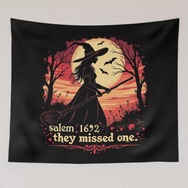 Item preview, Salem 1692 They Missed One Witch Halloween designed and sold by Quirky Shirts.