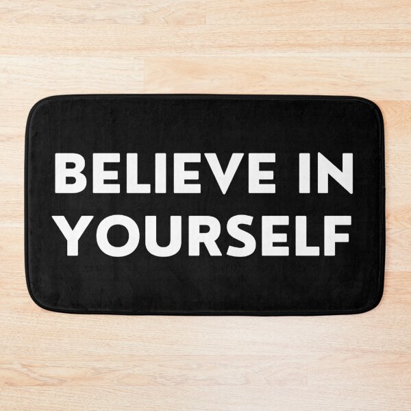 Item preview, Believe In Yourself. Inspirational Quotes Design. Motivational Sayings Design for Everyday Positivity. White Writing designed and sold by That Cheeky Tee.