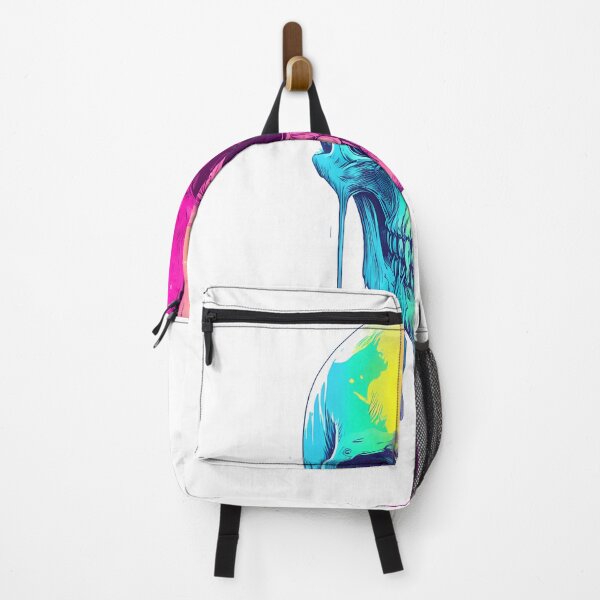 Item preview, Neon Drip Skull Surreal Colorful Art designed and sold by PixelReverb.