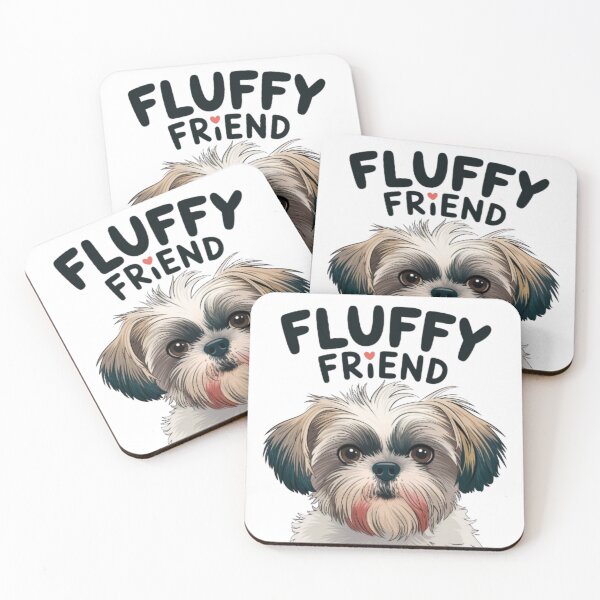 Item preview, Bold & Vibrant Shih Tzu Face – Fluffy Friend Design designed and sold by Petpixy.