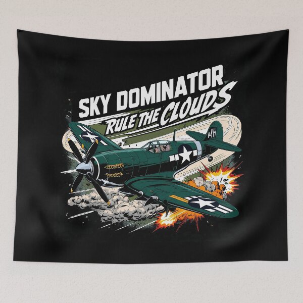 Item preview, Sky Dominator WWII Fighter Plane – Rule the Clouds Artwork designed and sold by BNCH44.