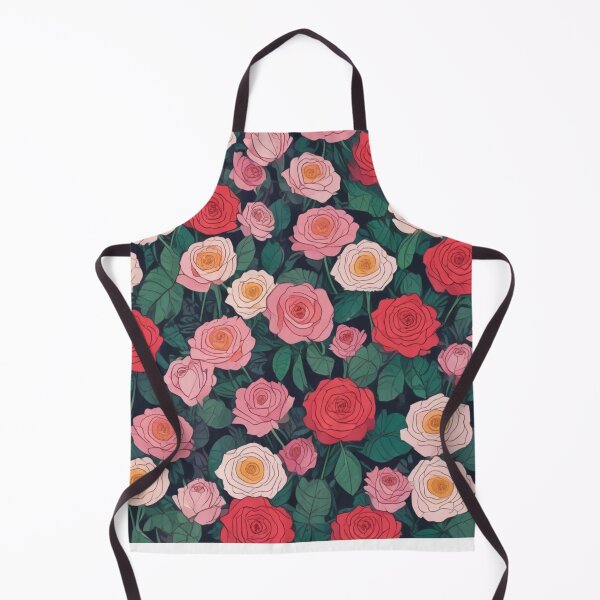 Item preview, Red Pink White Roses Garden Design SolaAndSoli designed and sold by SolaAndSoli.