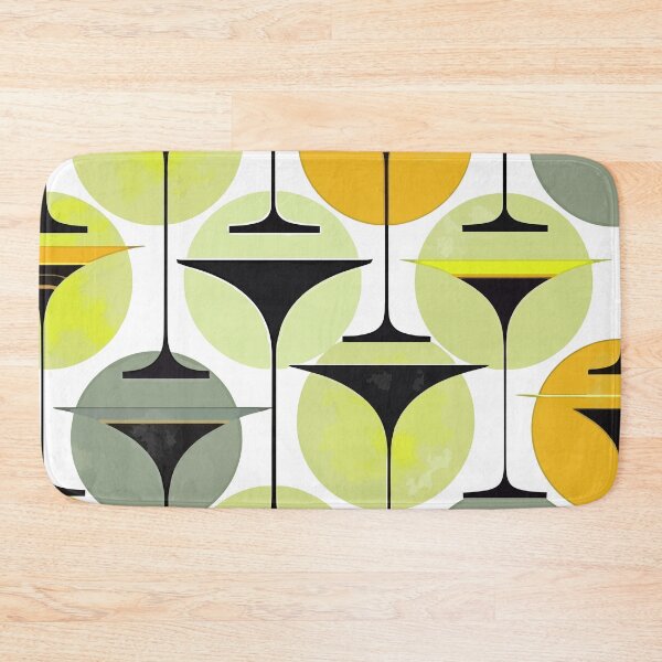 Item preview, Atomic Fifties Inspired Martinis In Grey, Lime, Cream, And Yellow designed and sold by taiche.