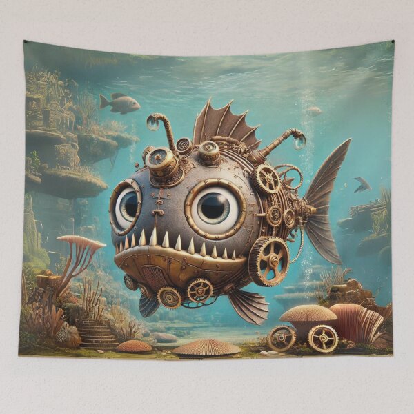 Item preview, Steampunk Dunkleosteus designed and sold by Sillytoe.