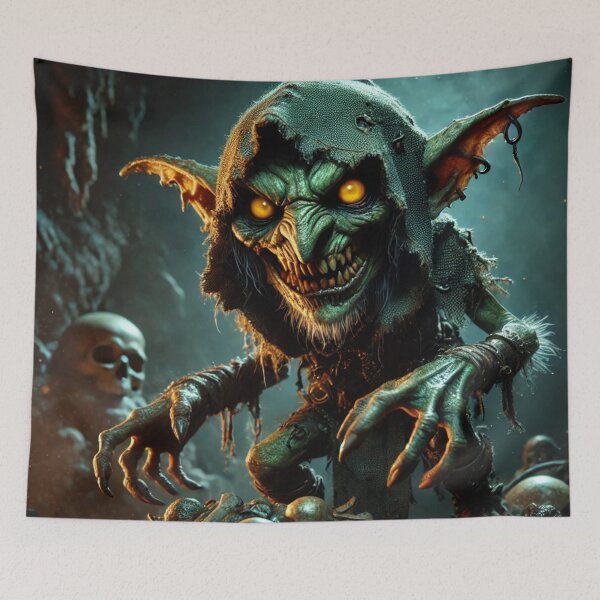 Item preview, The Vile Goblin King: Master of Dark Caverns designed and sold by aunins7.