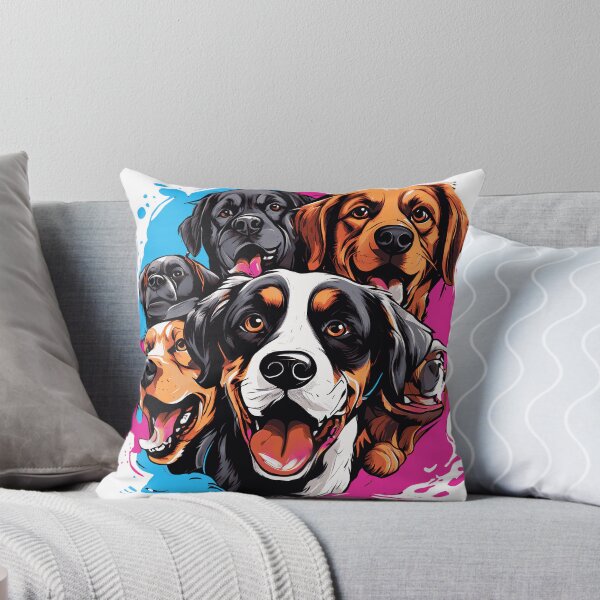 Item preview, Dogs with Expressive Faces in Comic Style designed and sold by Purplehustle.
