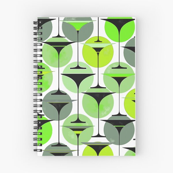 Item preview, Atomic Fifties Inspired Martinis In Grey, Lime, Green And Yellow designed and sold by taiche.