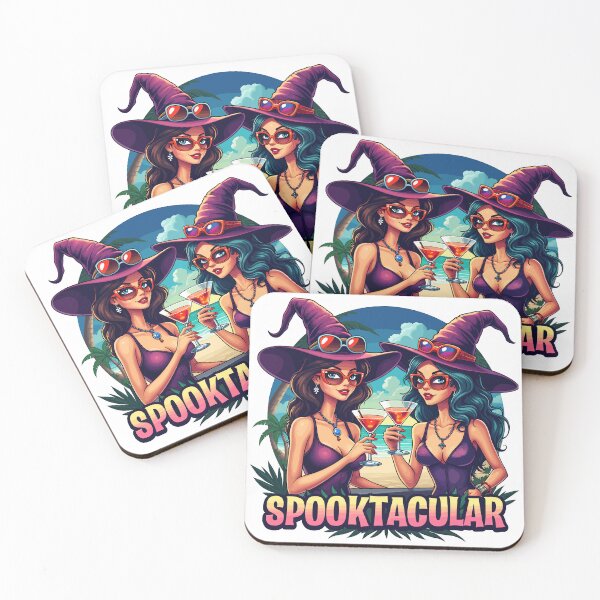 Item preview, Spooktacular Stylish Witch Beach Party Halloween designed and sold by Quirky Shirts.