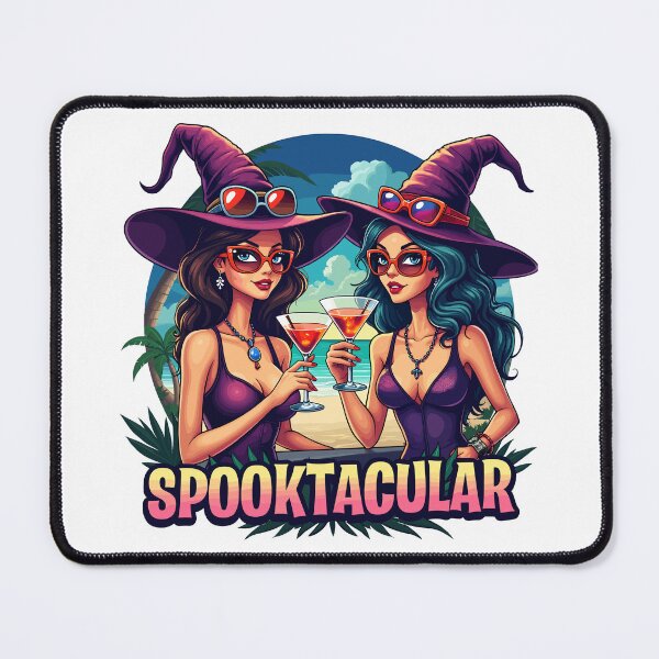 Item preview, Spooktacular Stylish Witch Beach Party Halloween designed and sold by Quirky Shirts.