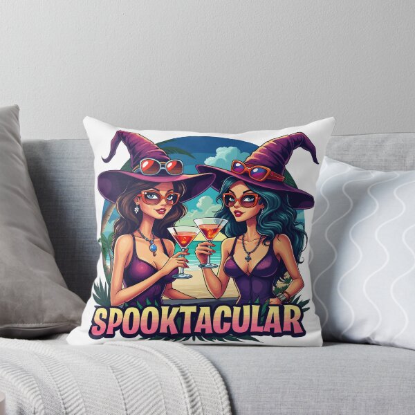 Item preview, Spooktacular Stylish Witch Beach Party Halloween designed and sold by Quirky Shirts.
