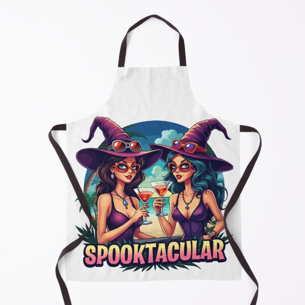 Item preview, Spooktacular Stylish Witch Beach Party Halloween designed and sold by Quirky Shirts.
