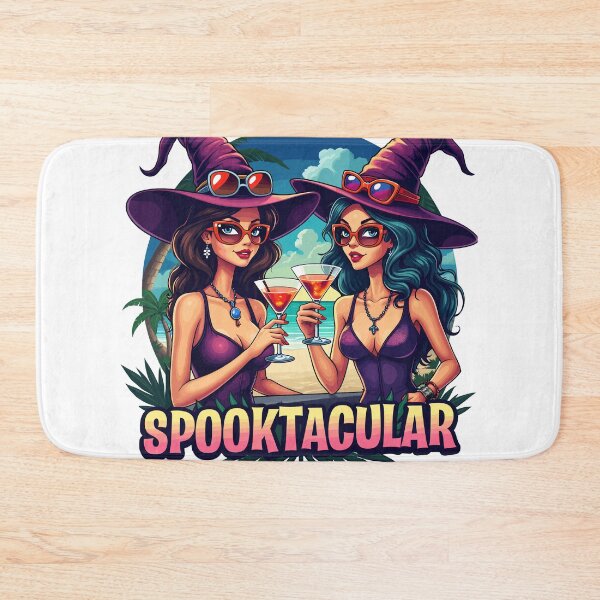 Item preview, Spooktacular Stylish Witch Beach Party Halloween designed and sold by Quirky Shirts.
