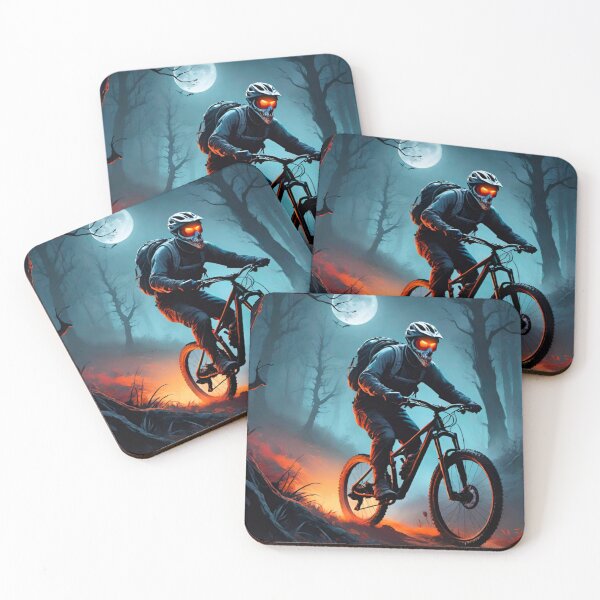 Item preview, Spooky Halloween MTB Design for Riders designed and sold by GrizzlyCollective.