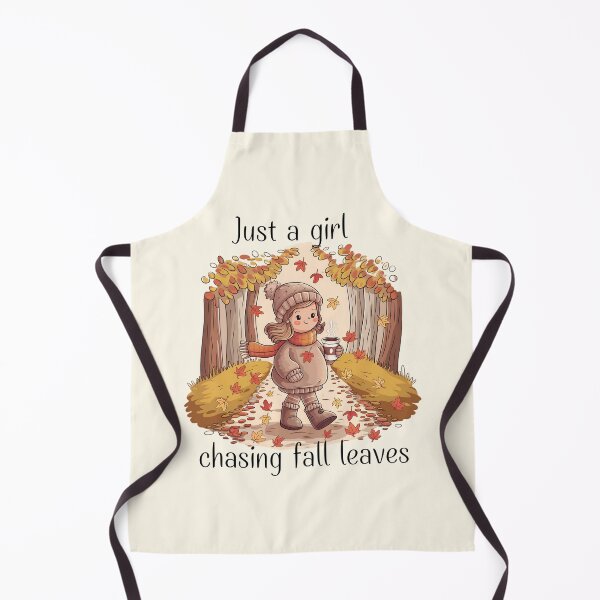 Item preview, Just a girl chasing fall leaves designed and sold by CooperApe.