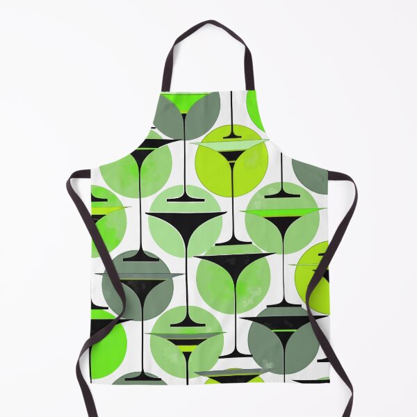 Item preview, Atomic Fifties Inspired Martinis In Grey, Aqua Green And Lime designed and sold by taiche.