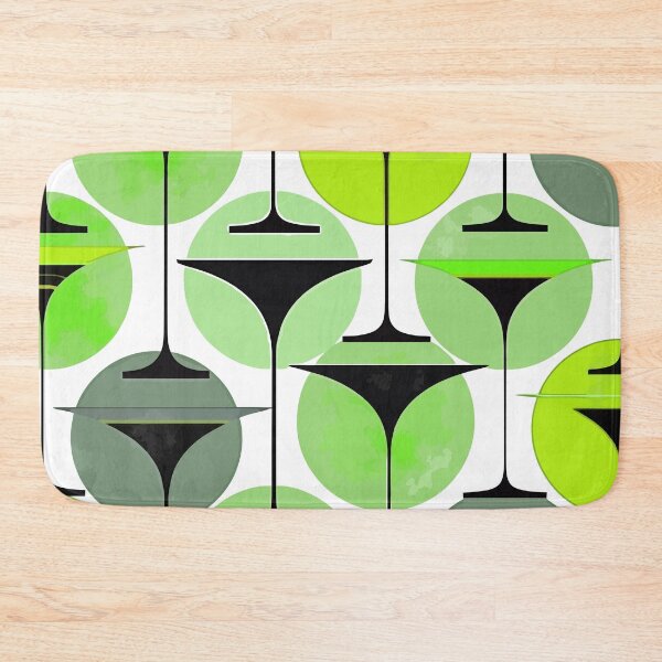 Item preview, Atomic Fifties Inspired Martinis In Grey, Aqua Green And Lime designed and sold by taiche.