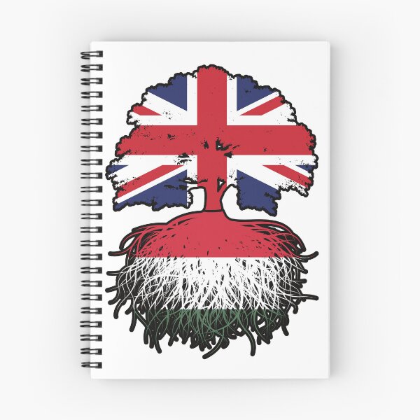 Item preview, Hungary Hungarian British UK United Kingdom Britain Tree Roots Flag designed and sold by FlagX.