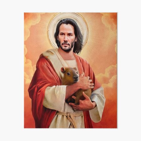 Item preview, Saint Keanu Reeves designed and sold by paoale-3.