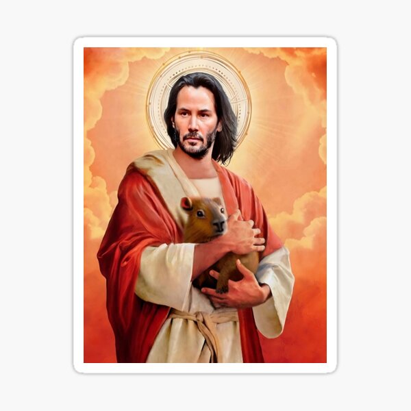 Item preview, Saint Keanu Reeves designed and sold by paoale-3.