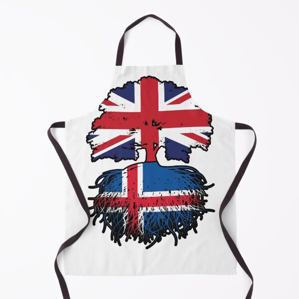 Item preview, Iceland Icelandic British UK United Kingdom Britain Tree Roots Flag designed and sold by FlagX.