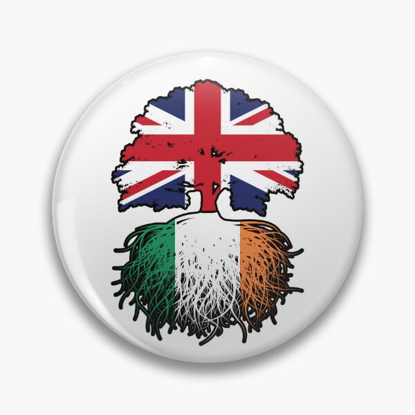 Item preview, Ireland Irish British UK United Kingdom Britain Tree Roots Flag designed and sold by FlagX.