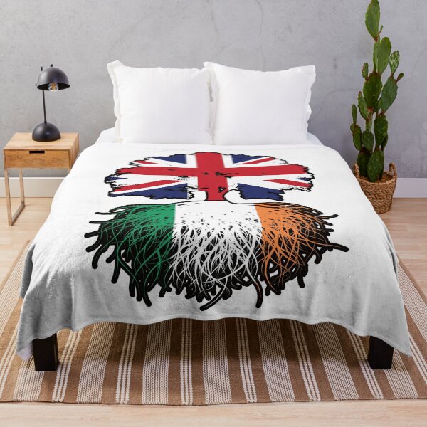 Item preview, Ireland Irish British UK United Kingdom Britain Tree Roots Flag designed and sold by FlagX.