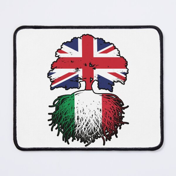 Item preview, Italy Italian British UK United Kingdom Britain Tree Roots Flag designed and sold by FlagX.