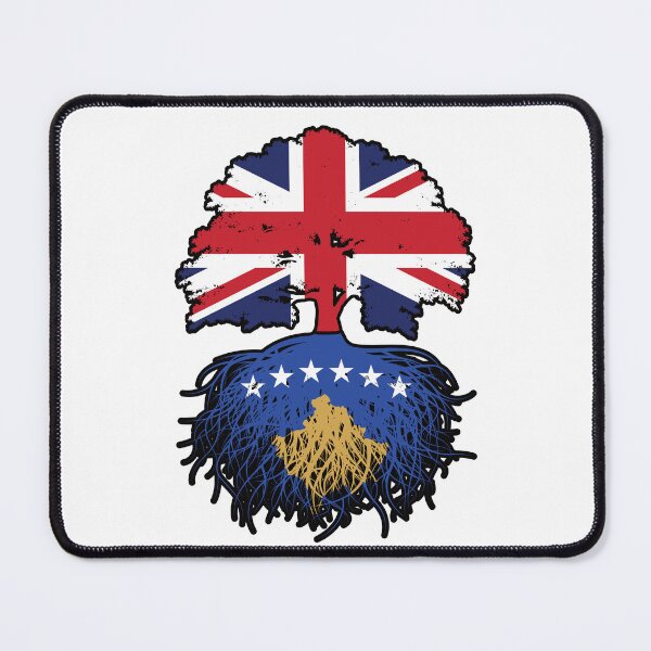 Item preview, Kosovo Kosovar British UK United Kingdom Britain Tree Roots Flag designed and sold by FlagX.