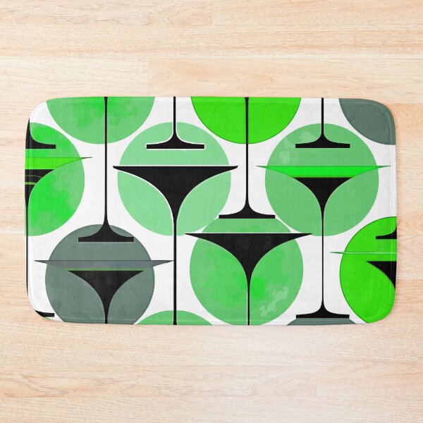 Item preview, Atomic Fifties Inspired Martinis In Grey, Green designed and sold by taiche.
