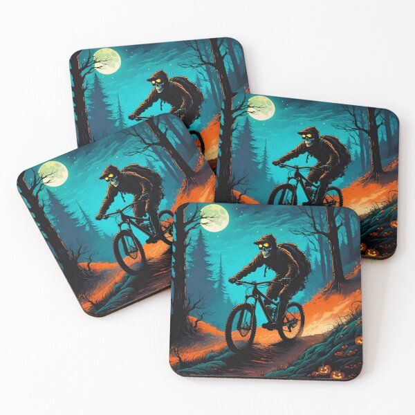 Item preview, Halloween-Themed MTB Design for Shredders designed and sold by GrizzlyCollective.
