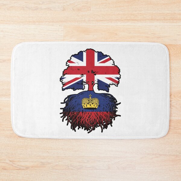 Item preview, Liechtenstein Liechtensteiner British UK United Kingdom Britain Tree Roots Flag designed and sold by FlagX.