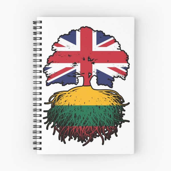 Item preview, Lithuania Lithuanian British UK United Kingdom Britain Tree Roots Flag designed and sold by FlagX.