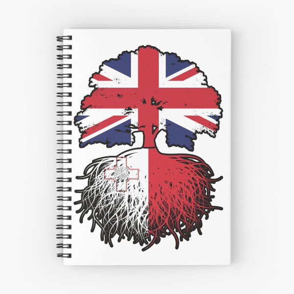 Item preview, Malta Maltese British UK United Kingdom Britain Tree Roots Flag designed and sold by FlagX.