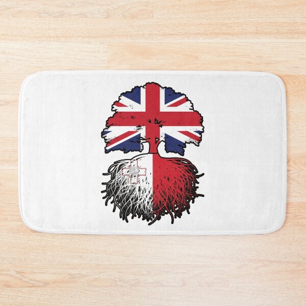 Item preview, Malta Maltese British UK United Kingdom Britain Tree Roots Flag designed and sold by FlagX.