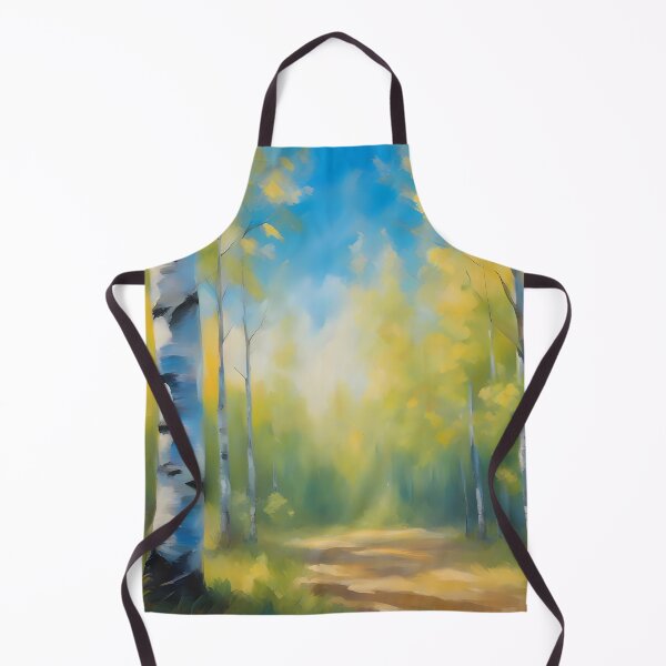 Item preview, Birch Forest and Path in Spring Sunshine designed and sold by CalmnessbyChoice.