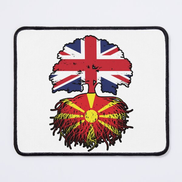 Item preview, Macedonia Macedonian British UK United Kingdom Britain Tree Roots Flag designed and sold by FlagX.