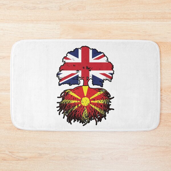 Item preview, Macedonia Macedonian British UK United Kingdom Britain Tree Roots Flag designed and sold by FlagX.