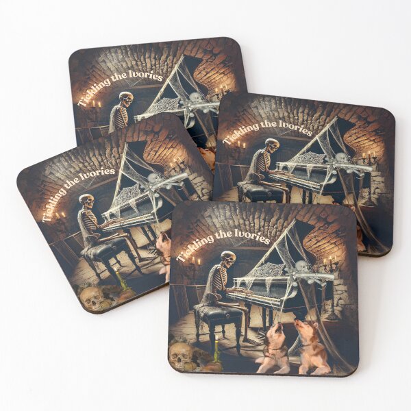 Item preview, Tickling the Ivories - Skeleton's Macabre Piano Performance designed and sold by Semi-quaver.
