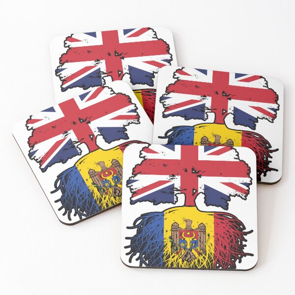 Item preview, Moldava Moldavan British UK United Kingdom Britain Tree Roots Flag designed and sold by FlagX.