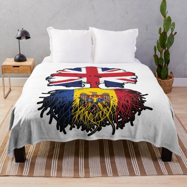Item preview, Moldava Moldavan British UK United Kingdom Britain Tree Roots Flag designed and sold by FlagX.