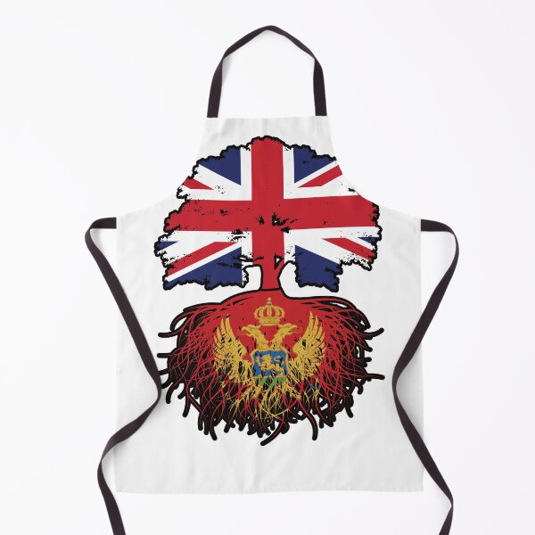 Item preview, Montenegro Montenegrin British UK United Kingdom Britain Tree Roots Flag designed and sold by FlagX.